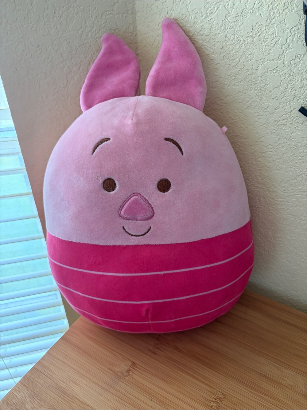Disney Pink Piglet Plush - Light Pink and Dark Pink